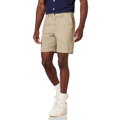 Amazon Essentials herr Slim-Fit 17,78 cm kort, kakibrun, 36 Amazon Essentials herr Slim-Fit 17,78 cm kort, kakibrun, 36