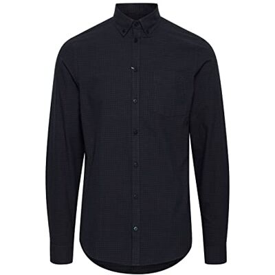 CASUAL FRIDAY herr Anton Ls Bu Small Checked Shirt Skjorta CASUAL FRIDAY herr Anton Ls Bu Small Checked Shirt Skjorta