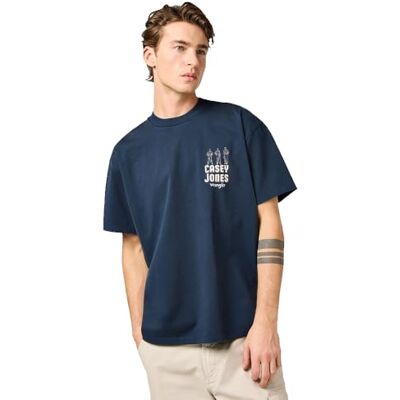 Wrangler CJ Graphic Tee, mörk marinblå, M Wrangler CJ Graphic Tee, mörk marinblå, M