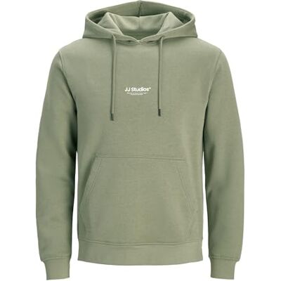JACK & JONES Jjesoho Sweat Hood Noos Pls – plus storlek, Vetiver, 4XL JACK & JONES Jjesoho Sweat Hood Noos Pls – plus storlek, Vetiver, 4XL
