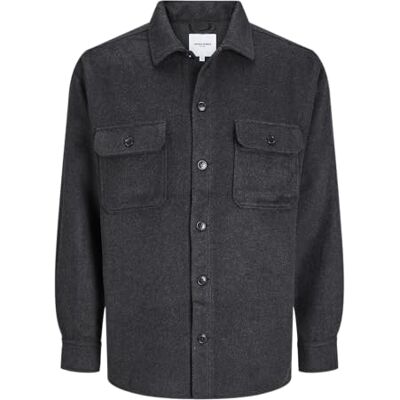 JACK & JONES herr-övertröja löst skuren övertröja, svart, XXL JACK & JONES herr-övertröja löst skuren övertröja, svart, XXL