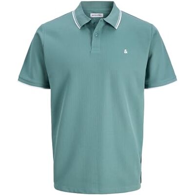 JACK & JONES Jjeaustin Polo Ss Noos, Mineralblå, M JACK & JONES Jjeaustin Polo Ss Noos, Mineralblå, M