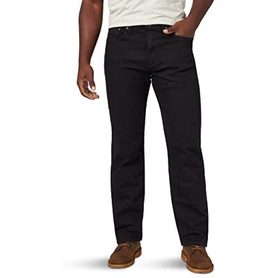 Wrangler Authentics Wrangler herr autentik klassisk avslappnad passform flex kläder byxor jeans Wrangler Authentics Wrangler herr autentik klassisk avslappnad passform flex kläder byxor jeans