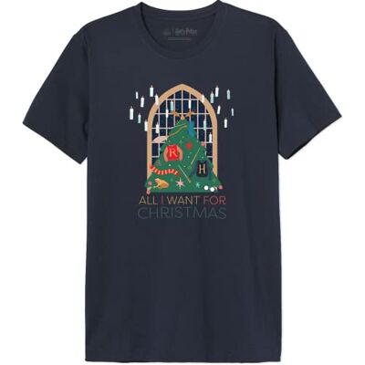 Harry Potter T-shirt herr, Marin, 3XL Harry Potter T-shirt herr, Marin, 3XL