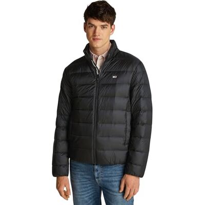 Tommy Jeans herr TJM LT DOWN JACKA EXT DM0DM20658 pufferjacka, svart (svart), XS, svart (svart), XS Tommy Jeans herr TJM LT DOWN JACKA EXT DM0DM20658 pufferjacka, svart (svart), XS, svart (svart), XS