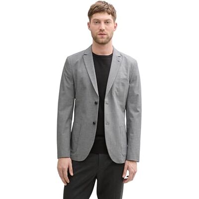 TOM TAILOR Herrkavaj, 37538 – Grå svart kvarn, 46 TOM TAILOR Herrkavaj, 37538 – Grå svart kvarn, 46