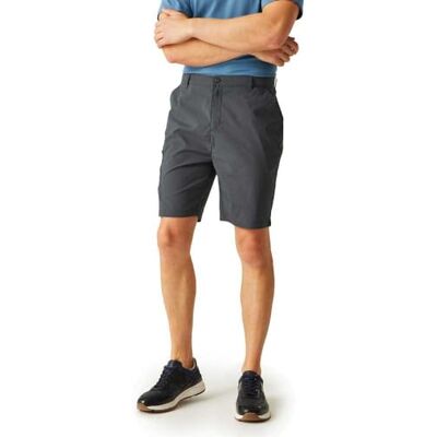Regatta herr Dalry polyester chinos shorts, Tätningsgrå, 36W Regatta herr Dalry polyester chinos shorts, Tätningsgrå, 36W