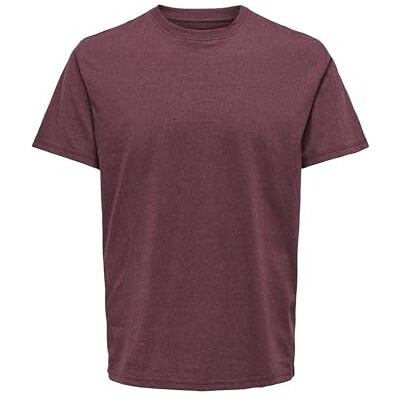 Only & Sons Onsmax Life Ss Stitch Tee Noos, Port Royale, XXL Only & Sons Onsmax Life Ss Stitch Tee Noos, Port Royale, XXL