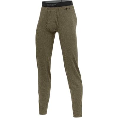 Carhartt Herr kraft tungvikt baslager i polyesterull, Bränd olivljung, XXL/Lång Carhartt Herr kraft tungvikt baslager i polyesterull, Bränd olivljung, XXL/Lång
