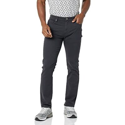 Amazon Essentials mäns slim-fit-byxor, 5-ficka stretch twill design, kol, 28 B x 32 L Amazon Essentials mäns slim-fit-byxor, 5-ficka stretch twill design, kol, 28 B x 32 L