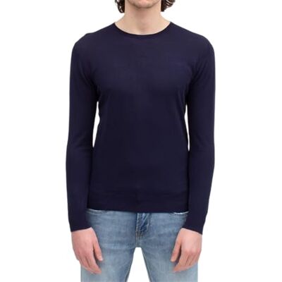 Gianni Lupo Herr GL32110 pullover tröja, djupblå, XXL Gianni Lupo Herr GL32110 pullover tröja, djupblå, XXL