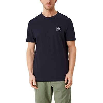 s.Oliver Herr t-shirt, Dark Blue Placed Print (59D0), M, Mörkblått placerat tryck (59 d0), M s.Oliver Herr t-shirt, Dark Blue Placed Print (59D0), M, Mörkblått placerat tryck (59 d0), M
