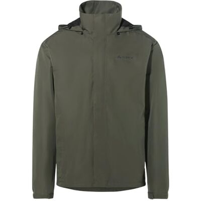 VAUDE Escape Light Jacket – Regnjacka Herr vattentät, Lätt 2-lagers jacka med packbar huva, vindtät och andas – För vandring och cykling VAUDE Escape Light Jacket – Regnjacka Herr vattentät, Lätt 2-lagers jacka med packbar huva, vindtät och andas – För vandring och cykling