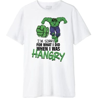 Marvel T-shirt herr, Vitt och blått, M Marvel T-shirt herr, Vitt och blått, M