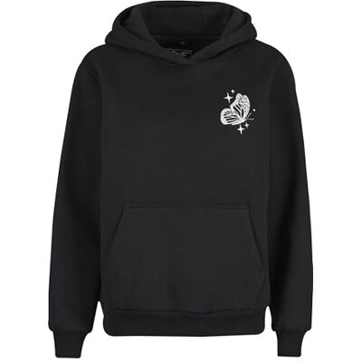 Tee Dam huvtröja, 70% bomull 30% polyester, svart, XS, svart, XS Tee Dam huvtröja, 70% bomull 30% polyester, svart, XS, svart, XS
