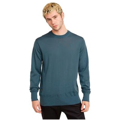 G-STAR RAW Premium core r Knit, Blå (Avio D25174-d847-1820), L G-STAR RAW Premium core r Knit, Blå (Avio D25174-d847-1820), L