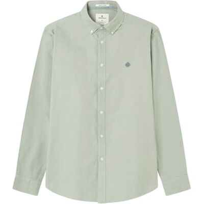Springfield Oxford basskjorta för män, Vattengrön, L Springfield Oxford basskjorta för män, Vattengrön, L