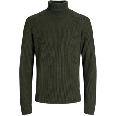 JACK & JONES Jjpannel stickad rulle hals Aw25, Duffelväska, M JACK & JONES Jjpannel stickad rulle hals Aw25, Duffelväska, M