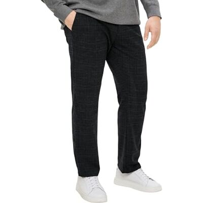 s.Oliver stor storlek herr chinos, avslappnad passform grå, 46, GRÅ, 46W x 34L s.Oliver stor storlek herr chinos, avslappnad passform grå, 46, GRÅ, 46W x 34L