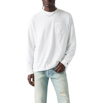 Levi's A9247-0006 herrtoppar, Vit +, S Levi's A9247-0006 herrtoppar, Vit +, S