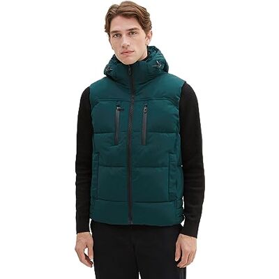 TOM TAILOR Herrväst, 10834 – djuphrön sjö, L TOM TAILOR Herrväst, 10834 – djuphrön sjö, L