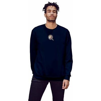 Green Fish Sweatshirt herr, Blå, L Green Fish Sweatshirt herr, Blå, L