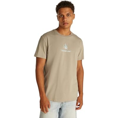 Calvin CK JEANS SHADOW LOGO TEE J30J327469, grå (aluminium), XXS, Grå (aluminium), XXS Calvin CK JEANS SHADOW LOGO TEE J30J327469, grå (aluminium), XXS, Grå (aluminium), XXS