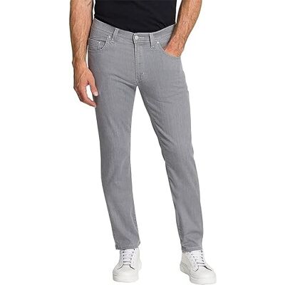 Pioneer Herrbyxor 5 fickor stretch denim jeans, ljusgrå stonewash, 31 W/32 l, Ljusgrå stonetvätt, 31W x 32L Pioneer Herrbyxor 5 fickor stretch denim jeans, ljusgrå stonewash, 31 W/32 l, Ljusgrå stonetvätt, 31W x 32L