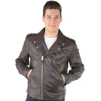 Schott NYC Herrjacka, BRUN, XXL Schott NYC Herrjacka, BRUN, XXL