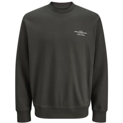 JACK & JONES Jprblachad branding sweat crew neck Ln, Torv, XL JACK & JONES Jprblachad branding sweat crew neck Ln, Torv, XL