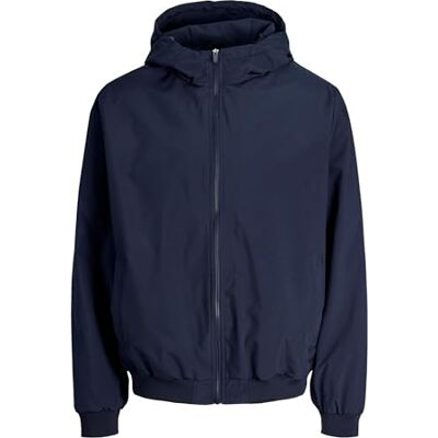 JACK & JONES Herr Jjecharge Light Jacket Hood Noos, Blazer Navy, L, Blazer marinblå, L JACK & JONES Herr Jjecharge Light Jacket Hood Noos, Blazer Navy, L, Blazer marinblå, L