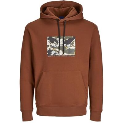 JACK & JONES JACK&JONES JORVESTERBRO Newton BOXFRONT Sweat BF, Brandy Brown, S JACK & JONES JACK&JONES JORVESTERBRO Newton BOXFRONT Sweat BF, Brandy Brown, S