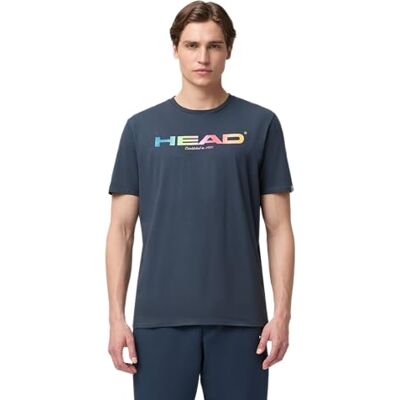 HEAD regnbåge t-shirt män, Marinblått Xsp, S HEAD regnbåge t-shirt män, Marinblått Xsp, S