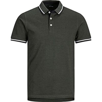 JACK & JONES JACK&JONES PLUS Herr JJEPAULOS Polo SS NOOS PS skjorta, skogskväll/detalj: spela 1, 2XL JACK & JONES JACK&JONES PLUS Herr JJEPAULOS Polo SS NOOS PS skjorta, skogskväll/detalj: spela 1, 2XL