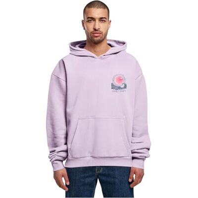 MERCHCODE Sweatshirt med huva för män, lila, M MERCHCODE Sweatshirt med huva för män, lila, M