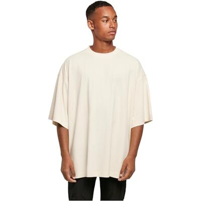 Build Your Brand Herr Huge T-shirt t-shirt, vit sand, 5XL Build Your Brand Herr Huge T-shirt t-shirt, vit sand, 5XL