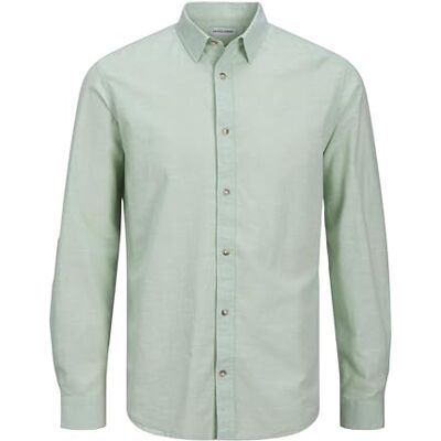 JACK & JONES JJESUMMER skjorta LS SN, Isberggrön, S JACK & JONES JJESUMMER skjorta LS SN, Isberggrön, S