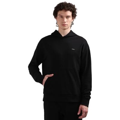 Calvin herr bomull komfort huvtröja huvtröjor, svart (Ck Black), XS, Ck svart, XS Calvin herr bomull komfort huvtröja huvtröjor, svart (Ck Black), XS, Ck svart, XS
