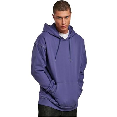 Urban Classics Herr, oversized sweat huvtröja, bluelight, S Urban Classics Herr, oversized sweat huvtröja, bluelight, S