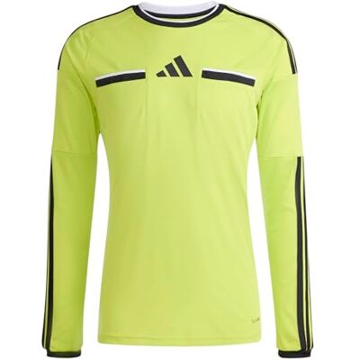 adidas herr Referee 26 Jersey Long Sleeve Shirt, team semi sol yellow/black, XS adidas herr Referee 26 Jersey Long Sleeve Shirt, team semi sol yellow/black, XS