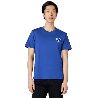 True Religion herr Crewneck Tee Camiseta De Cuello Redondo Buddha T-shirt, Koboltblå, S (Byst 91 cm) True Religion herr Crewneck Tee Camiseta De Cuello Redondo Buddha T-shirt, Koboltblå, S (Byst 91 cm)
