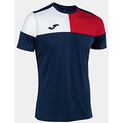 Joma Kortärmad tröja för män, Crew V-t-shirt Joma Kortärmad tröja för män, Crew V-t-shirt