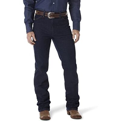 Wrangler herr cowboy smal passform stretch stövel cut jeansbyxor, Marinblå stretch, 35W x 34L Wrangler herr cowboy smal passform stretch stövel cut jeansbyxor, Marinblå stretch, 35W x 34L