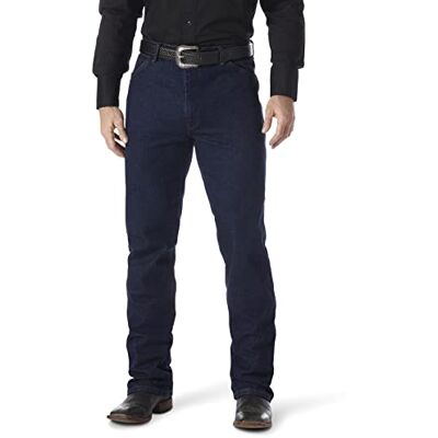 Wrangler Cowboy Cut Jeans med bootcut, stretch och normal passform, för män, 32W / 30L Wrangler Cowboy Cut Jeans med bootcut, stretch och normal passform, för män, 32W / 30L