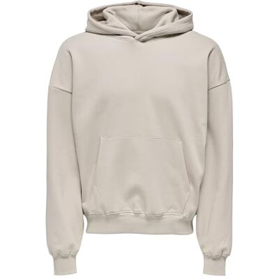 Only & Sons ONSTURNER Life VTG Hoodie Sweat, String, L Only & Sons ONSTURNER Life VTG Hoodie Sweat, String, L