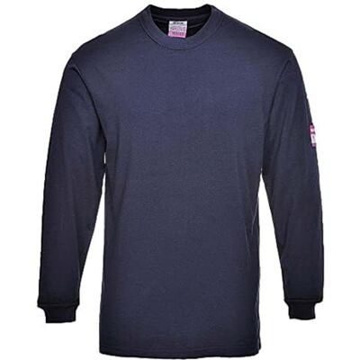 Portwest Fr11 – ANTISTATISK FR T-shirt, M, Marinblått Xsp, 1 Portwest Fr11 – ANTISTATISK FR T-shirt, M, Marinblått Xsp, 1