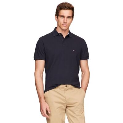 Tommy Hilfiger Kortärmad pikétröja i klassisk passform med stretch och organisk pikébomull kortärmad pikétröja i klassisk passform med stretch Piquet och ekologisk bomull för män (1-pack) Tommy Hilfiger Kortärmad pikétröja i klassisk passform med stretch och organisk pikébomull kortärmad pikétröja i klassisk passform med stretch Piquet och ekologisk bomull för män (1-pack)