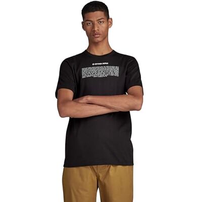 G-STAR RAW Herr Poem Slim R T T-shirt, Svart (Dk Black D23902-336-6484), XL G-STAR RAW Herr Poem Slim R T T-shirt, Svart (Dk Black D23902-336-6484), XL