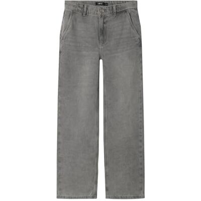 Lmtd Nlmtoizza DNM lös byxa Noos, Grå denim, 140 Lmtd Nlmtoizza DNM lös byxa Noos, Grå denim, 140