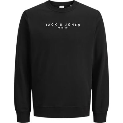 JACK & JONES Jprccjayson sweat crew neck, svart, S JACK & JONES Jprccjayson sweat crew neck, svart, S